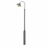 Luminaires Konstsmide Tête de lampadaire extérieur Konstsmide Vega Noir, 1 lumière