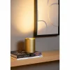 Lampes Dorées-Luminaires Lucide TUBE Lampe à poser LED Or, 1 lumière