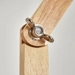 Lampes En Tissu-hofstein Tukchor Lampadaire Écru, Noir, 1 lumière