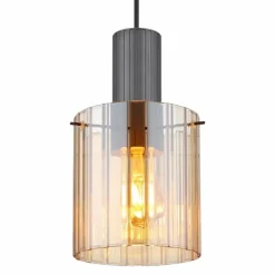 Luminaires Globo Lighting Tulivar Suspension Gris, 1 lumière