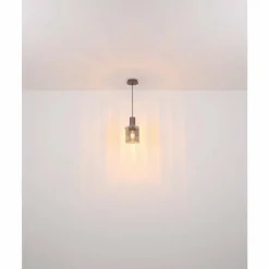 Luminaires Globo Lighting Tulivar Suspension Gris, 1 lumière