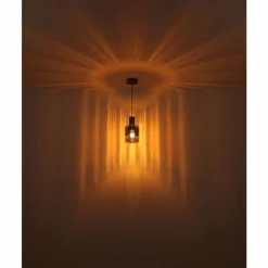 Luminaires Globo Lighting Tulivar Suspension Gris, 1 lumière