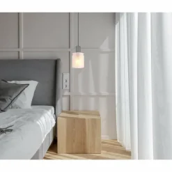 Luminaires Globo Lighting Tulivar Suspension Gris, 1 lumière