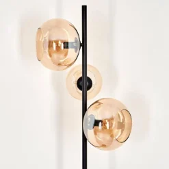 hofstein Tureby Lampadaire Ambre, 3 lumières