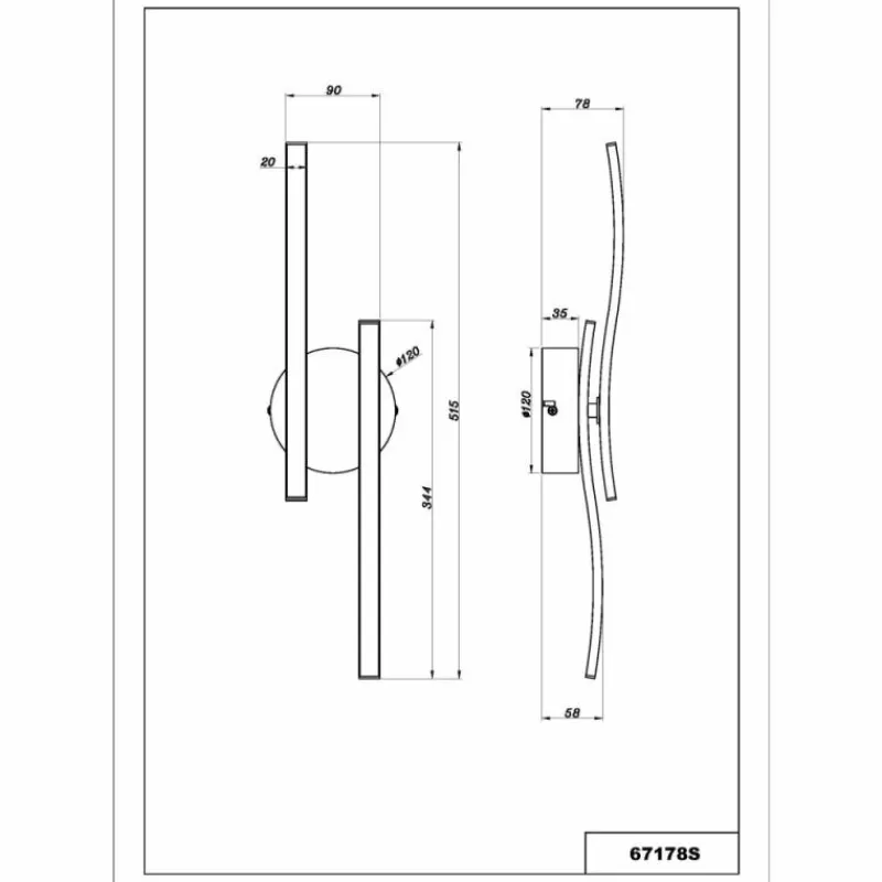 Luminaires Globo Lighting Tyler Plafonnier LED Noir, 1 lumière* Éclairage Led