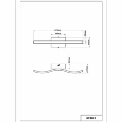 Luminaires Globo Lighting Tyler Plafonnier LED Noir, 1 lumière* Éclairage Led