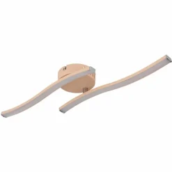 Luminaires Globo Lighting Tyler Plafonnier LED Rose, 1 lumière* Éclairage Led