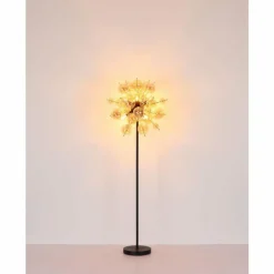 Luminaires Globo Lighting Udo Suspension Or, Noir, 6 lumières