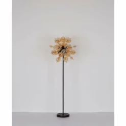 Luminaires Globo Lighting Udo Suspension Or, Noir, 6 lumières