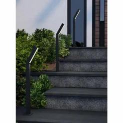 Luminaires Eglo UGENTO Lampadaire d'extérieur LED Noir, 2 lumières