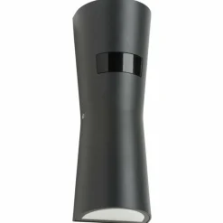 Luminaires LCD Uhra Luminaire Up & Down, Applique murale LED Anthracite, 2 lumières, Détecteur de mouvement