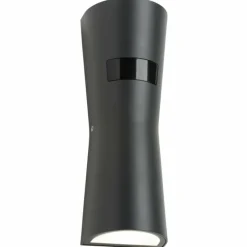 Luminaires LCD Uhra Luminaire Up & Down, Applique murale LED Anthracite, 2 lumières, Détecteur de mouvement