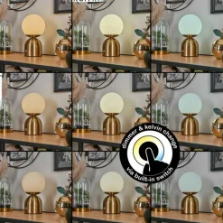 Lampes Dorées-hofstein Ulvsbyn Lampe à poser LED Or, 1 lumière