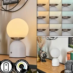 Lampes Dorées-hofstein Ulvsbyn Lampe à poser LED Or, Blanc, 1 lumière