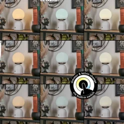 Lampes Dorées-hofstein Ulvsbyn Lampe à poser LED Or, Blanc, 1 lumière