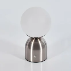 hofstein Ulvsbyn Lampe à poser LED Nickel mat, 1 lumière