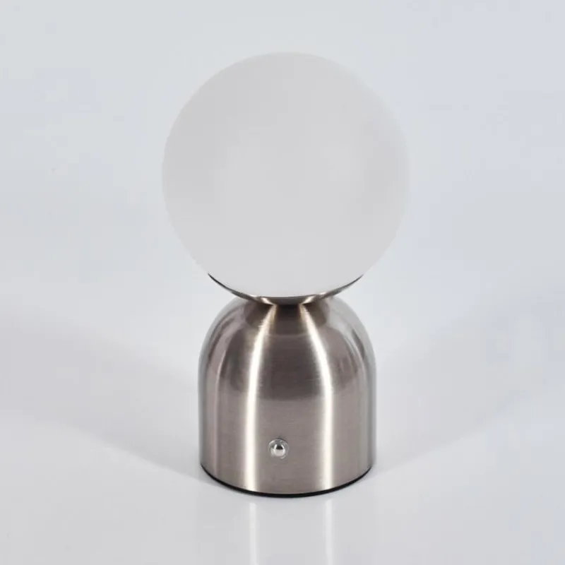 hofstein Ulvsbyn Lampe à poser LED Nickel mat, 1 lumière