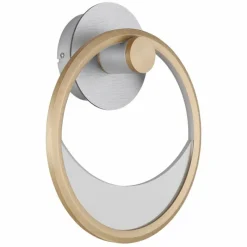 Lampes Dorées-Luminaires Globo Lighting Umbra Applique murale LED Or, Argenté, 1 lumière