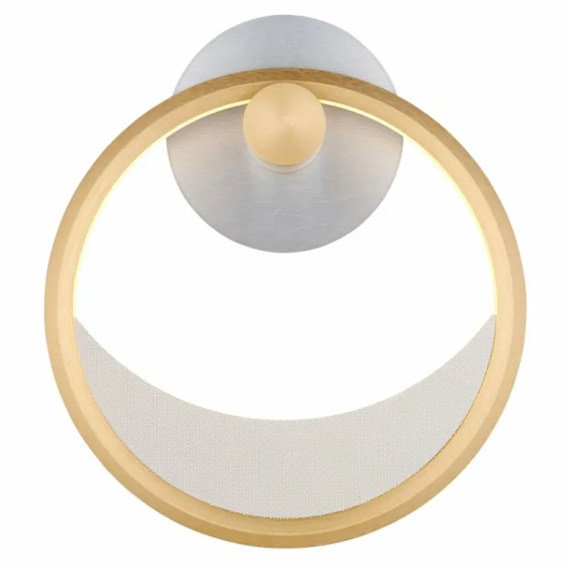 Lampes Dorées-Luminaires Globo Lighting Umbra Applique murale LED Or, Argenté, 1 lumière