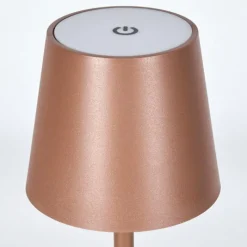 hofstein Vannie Lampe de table d'extérieur, Lampe à poser LED Brun, 1 lumière