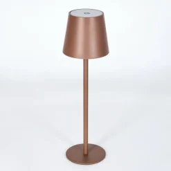 hofstein Vannie Lampe de table d'extérieur, Lampe à poser LED Brun, 1 lumière