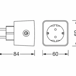 Luminaires Ledvance veilleuse LEDVANCE Smart+ Blanc