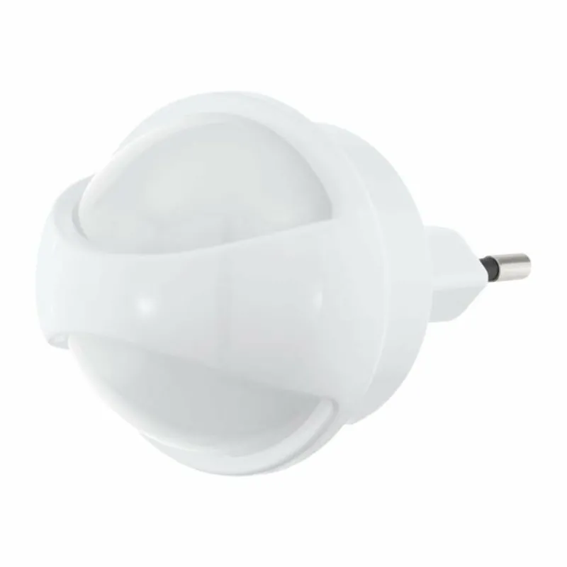 Luminaires Eglo Veilleuse pour prise électrique Eglo TINEO LED Blanc, 1 lumière, Détecteur de mouvement* Éclairage Led