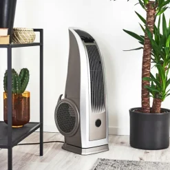 hofstein Ventilateur Benidorm Noir, Argenté, Télécommandes