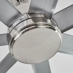 hofstein Ventilateur de plafond Aargaard Acier inoxydable, Télécommandes