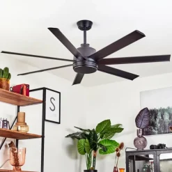 hofstein Ventilateur de plafond Aargaard Noir, Télécommandes