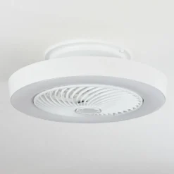 hofstein Ventilateur de plafond Azenha LED Blanc, 1 lumière, Télécommandes