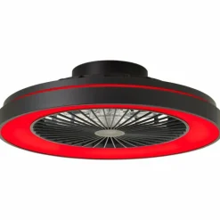 Luminaires Brilliant Ventilateur de plafond Brilliant Mazzaro LED Noir, 1 lumière, Télécommandes, Changeur de couleurs