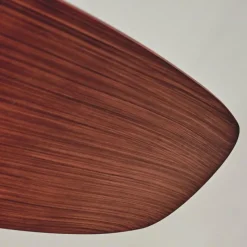 hofstein Ventilateur de plafond Follseland Brun, Couleur bois, Noir