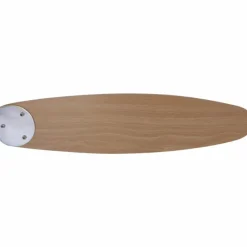 Luminaires Globo Lighting Ventilateur de plafond Globo Azura Chrome, Bois clair, Nickel mat, 1 lumière