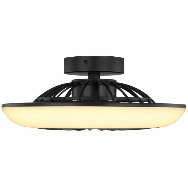 Luminaires Globo Lighting Ventilateur de plafond Globo LAFEE LED Noir, 1 lumière
