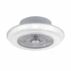 Luminaires Leuchten Direkt Ventilateur de plafond Leuchten Direkt DION LED Argenté, 1 lumière, Télécommandes, Changeur de couleurs
