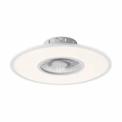 Luminaires Leuchten Direkt Ventilateur de plafond Leuchten Direkt FLAT-AIR LED Argenté, 1 lumière, Télécommandes