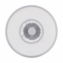 Luminaires Leuchten Direkt Ventilateur de plafond Leuchten Direkt FLAT-AIR LED Argenté, 1 lumière, Télécommandes