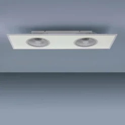 Luminaires Leuchten Direkt Ventilateur de plafond Leuchten Direkt FLAR-AIR LED Blanc, 1 lumière, Télécommandes