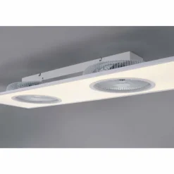 Luminaires Leuchten Direkt Ventilateur de plafond Leuchten Direkt FLAR-AIR LED Blanc, 1 lumière, Télécommandes