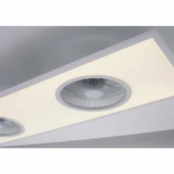 Luminaires Leuchten Direkt Ventilateur de plafond Leuchten Direkt FLAR-AIR LED Blanc, 1 lumière, Télécommandes