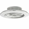 Luminaires Mantra Ventilateur de plafond Mantra ALISIO LED Chrome, Gris, 1 lumière, Télécommandes