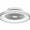 Luminaires Mantra Ventilateur de plafond Mantra TIBET LED Argenté, 1 lumière, Télécommandes