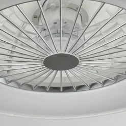 hofstein Ventilateur de plafond Moli LED Blanc, 1 lumière, Télécommandes