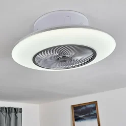 hofstein Ventilateur de plafond Nagoya LED Blanc, 1 lumière, Télécommandes