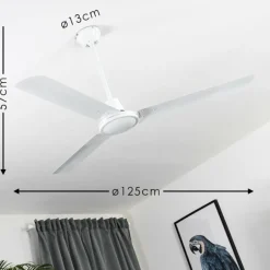 hofstein Ventilateur de plafond Nerja Blanc