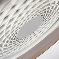 hofstein Ventilateur de plafond Penon LED Blanc, 1 lumière, Télécommandes