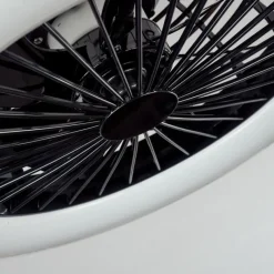 hofstein Ventilateur de plafond Piraeus LED Noir, 1 lumière, Télécommandes