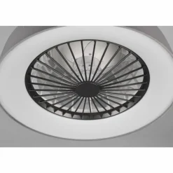 Luminaires Reality Ventilateur de plafond Reality Farsund LED Gris, 1 lumière, Télécommandes