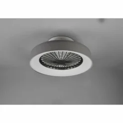 Luminaires Reality Ventilateur de plafond Reality Farsund LED Gris, 1 lumière, Télécommandes